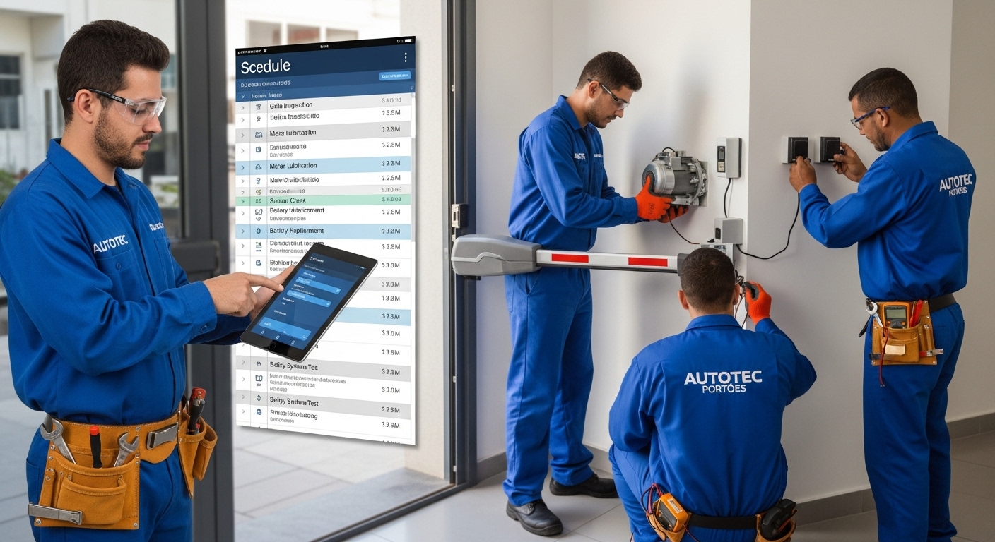 Equipe da AutoTec Portões